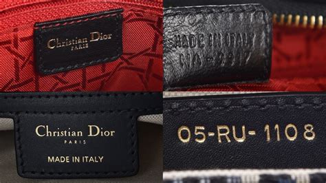 lady dior dior serial number check|how to authenticate a Dior bag.